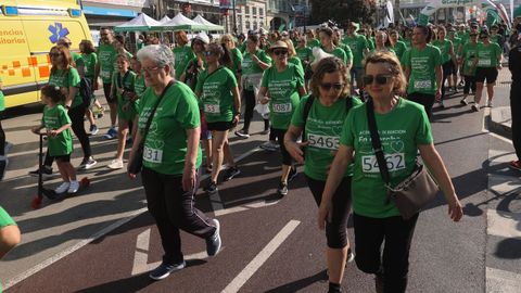 Carrera y andaina contra el cáncer en A Coruña