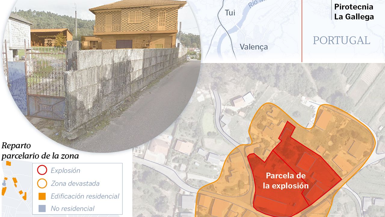 El lugar de la explosi�n