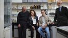 De izquierda a derecha, los investigadores Joaquín Villanueva Balsera, María Teresa Fernández Sánchez, Pablo de la Fuente y Antonello Novelli.
