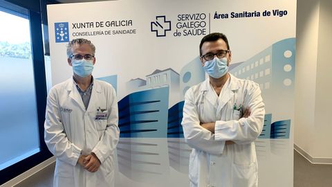 Los jefes de servicio de neumologa y medicina interna, Alberto Fernndez Villar y Manuel Crespo