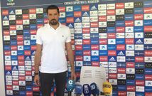Toch� en la sala de prensa de El Requex�n