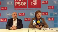 Pilar Pedreira critic en rueda de prensa la marcha de Lucas