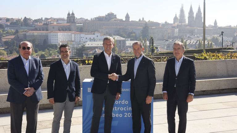 Abanca aportará tres millones al Xacobeo 2027 para reforzar su impacto y su proyección internacional