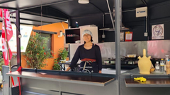 Akiko Kawakami, en su �food truck�