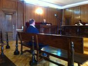 El acusado, esta ma�ana en la Audiencia de Pontevedra