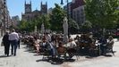 Una terraza de Gijón, en una imagen de archivo