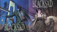 Las portadas de Blacksad 6 y 7, que forman una nica imagen.