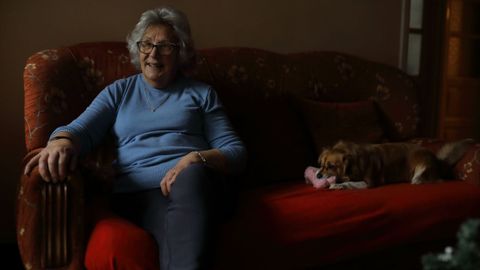 Marita Seijo Queijeiro, 83 años: «Tener a Bady e ir a las actividades con más gente me hace mucho bien»