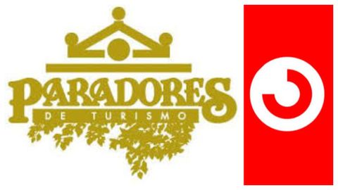 Logos de Paradores y Cercanías de Renfe