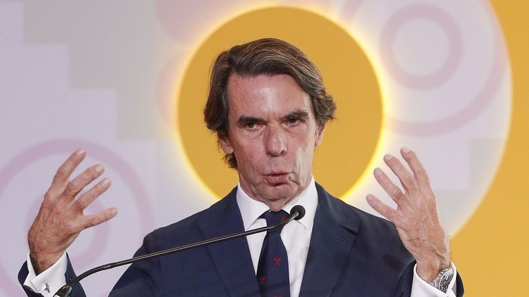 José María Aznar: «Yo no haría una moción de censura porque no se va a ganar. Y punto»