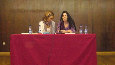 Bego�a Caama�o, en Valdovi�o, en el a�o 2012.