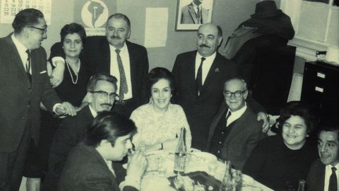 Quica de Zanzi, durante una reunin del partido socialista chileno en 1968