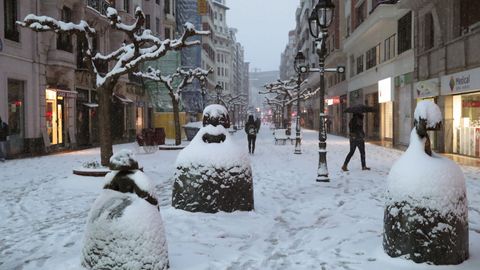 Temporal de nieve en Bilbao