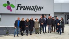 Visita de los empresarios de San Cibrao a las instalaciones de Frunatur