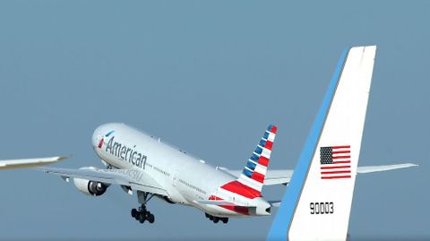 Un vuelo de AMerican Airlines en Washington