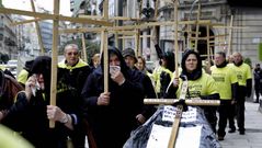 Protesta de Mircoles de Ceniza en Vigo