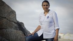 La presidenta de la Federacin de Salvamento e Socorrismo de Galicia, Nuria Rodrguez