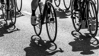 Imagen de archivo de ciclistas