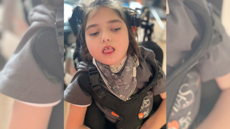 Telma tiene 7 a�os y sufre una par�lisis cerebral