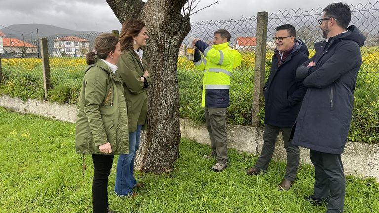 José González estuvo acompañado por Luis Oujo, Natalia Prieto y Luisa Piñeiro