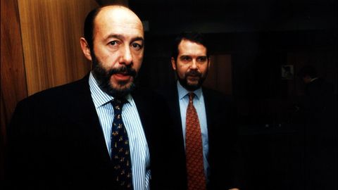 Pérez Rubalcaba con Abel Caballero en 1996