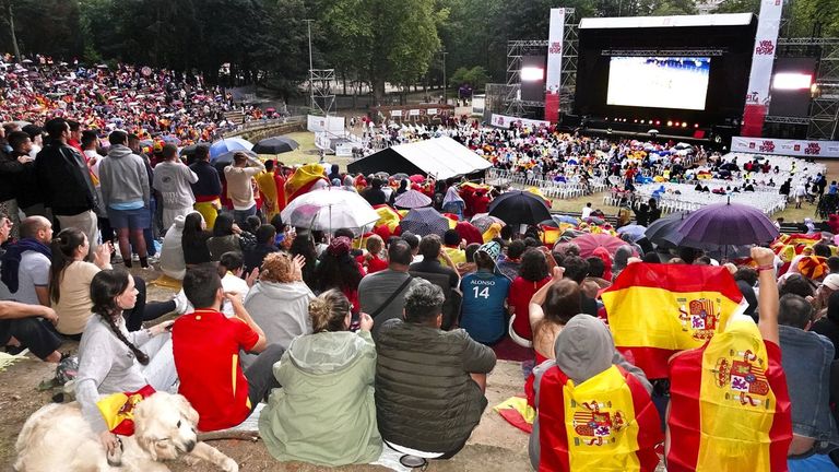 Pantalla gigante en Castrelos para ver el España-Portugal