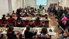 Torneo de Navidad de ajedrez en el Centro Cívico de A Cuña