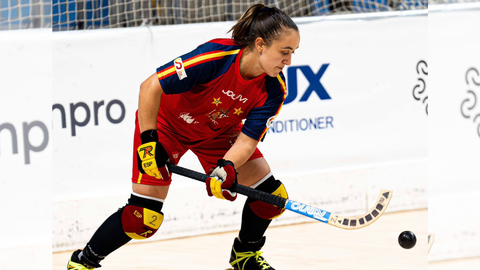 Sara Roces, jugadora de la seleccin femenina de hockey sobre patines