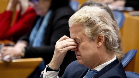 Geert Wilders, el 20 de marzo en La Haya.