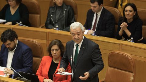 Luis Álvarez, portavoz parlamentario del PSdeG.