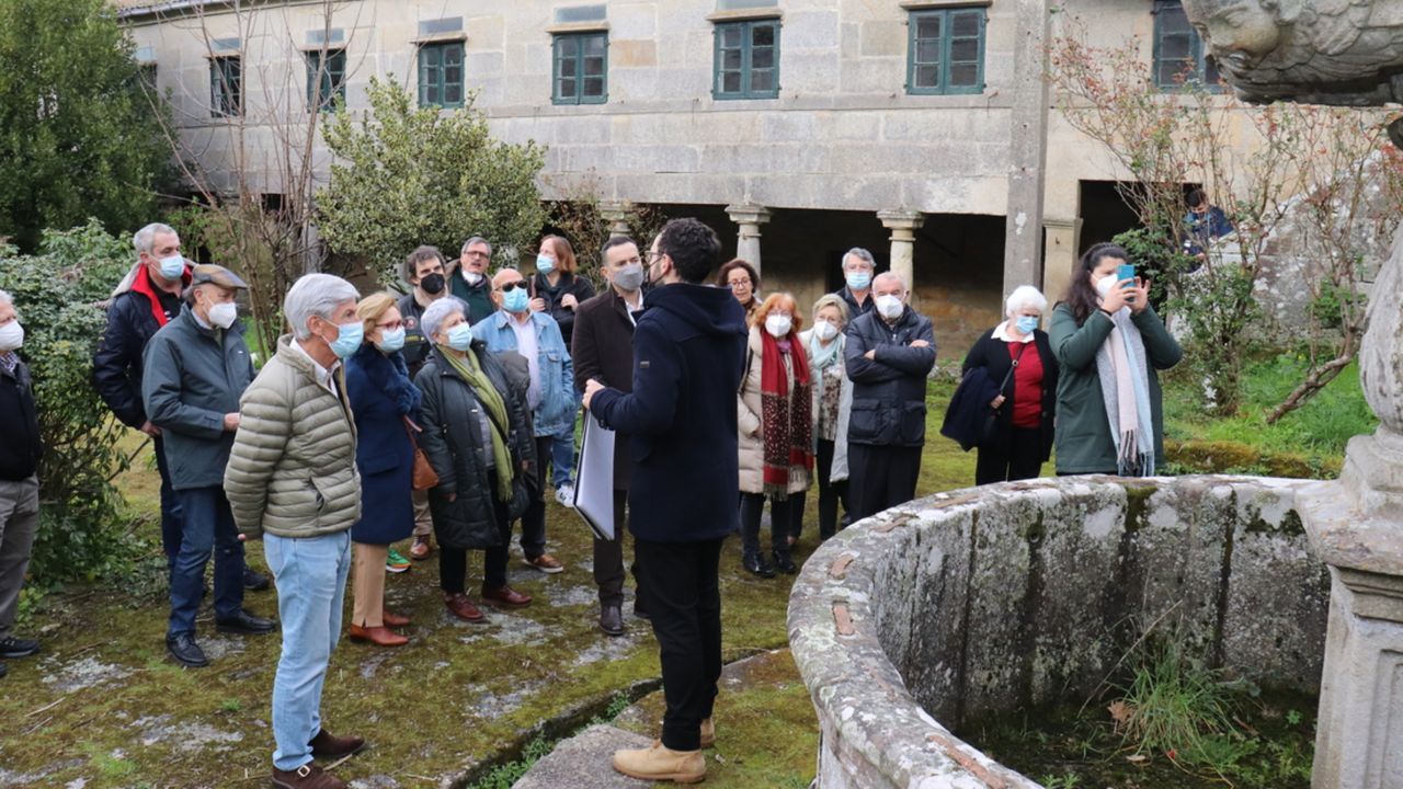 La casa de la sinagoga.Presentacin de la fiesta de San Patricio en Pontevedra