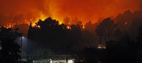 El incendio en Larouco