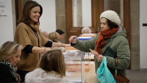 Votaciones en A Coruña
