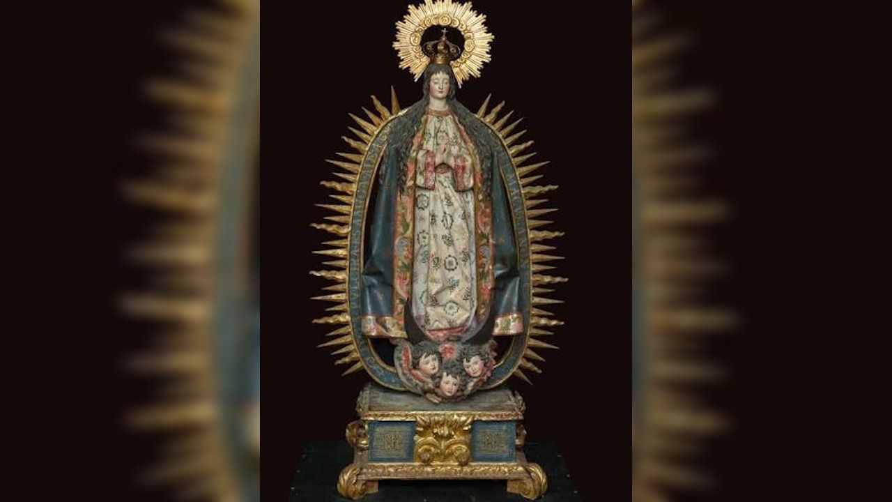 Primer d�a del 48 Rali de San Froilan en Lugo.Obra Inmaculada Concepci�n que hizo en 1617 el artista sarriano Gregorio Fern�ndez y que sale ahora a subasta por 170.000 euros