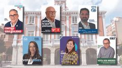 Candidatos de cada partido a la alcalda de Mieres para las prximas elecciones del 28 de mayo
