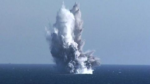 Corea del Norte ha anunciado el lanzamiento de un dron submarino capaz de crear «un tsunami radioactivo»