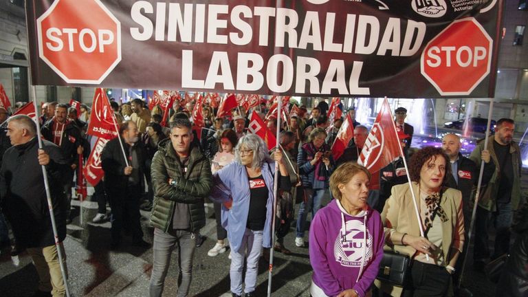 La siniestralidad laboral se cobra la vida de 686 trabajadores hasta noviembre, 55 menos