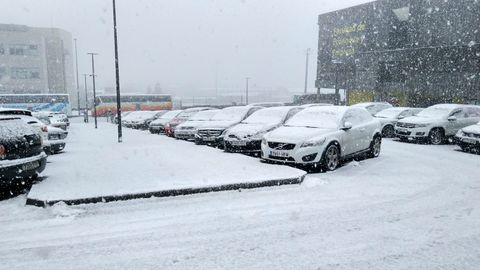 Incre�ble nevada en El Cristo, Oviedo