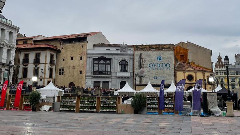 La plaza de la Catedral acoge una de las pruebas de exteriores de la edición 12 de «MasterChef»