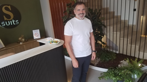 Ismael Garc�a Pe�n en la recepci�n