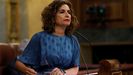 La ministra de Hacienda, Maria Jesús Montero, este miércoles en el Congreso