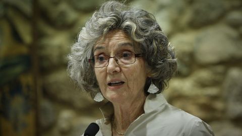 A escritora Marina Mayoral