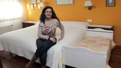 Marta Bernrdez ofrece una habitacin amplia en Castrelos para una madre con dos o tres hijos