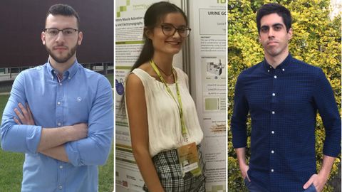 Alejandro Costoya, Alba Garca y Samuel Gonzlez, tres de los diez ganadores de las becas de postgrado de la Fundacin Barri para el prximo curso