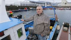 Jaime Gabarri, portavoz de los mariscadores que extraen vieira autorizada. 