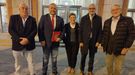 De izquierda a derecha: Miguel Bautista, Gerardo lvarez Courel, Carmen Morn, Olegario Ramn y Alfredo Garca