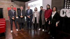 La entrega de premios del concurso de vdeos de la Ctedra de Idadismo de la Universidade de Vigo tuvo lugar este lunes en la Casa das Camps de Pontevedra
