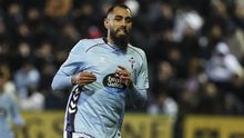 Borja Iglesias, en un partido reciente con el Celta