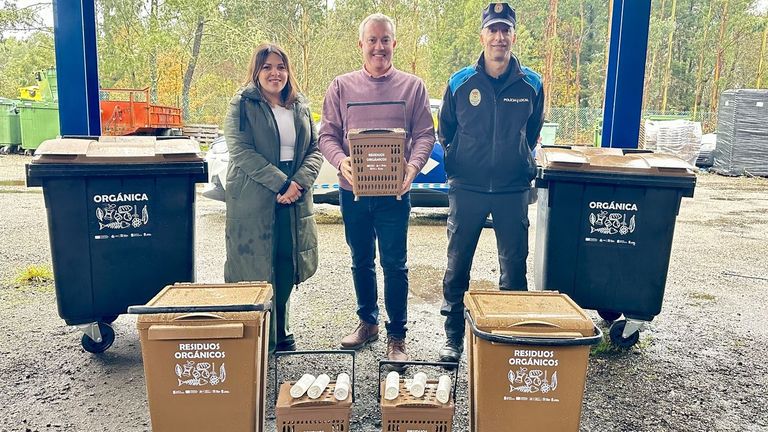 A Cañiza inicia la recogida de residuos orgánicos separados
