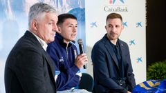 Roberto Su�rez, Thiago Fern�ndez y Agust�n Lleida